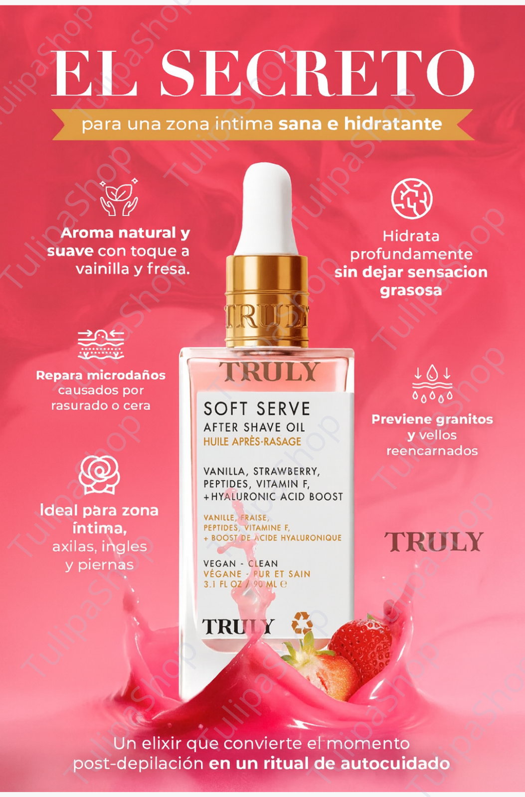 TRULY OIL: ¡Piel suave, perfumada y sin manchas!