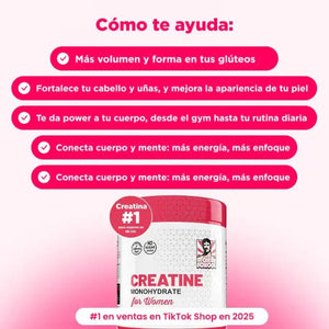 Monohidrato de Creatina para Mujeres