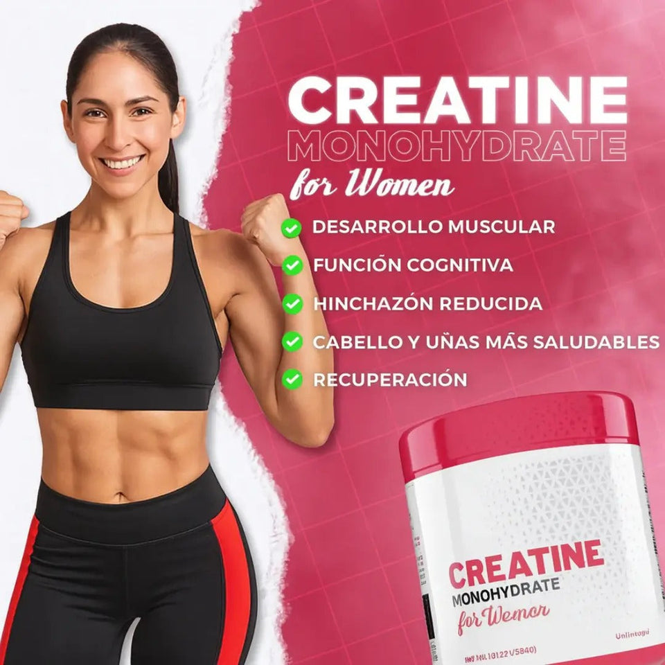 Monohidrato de Creatina para Mujeres