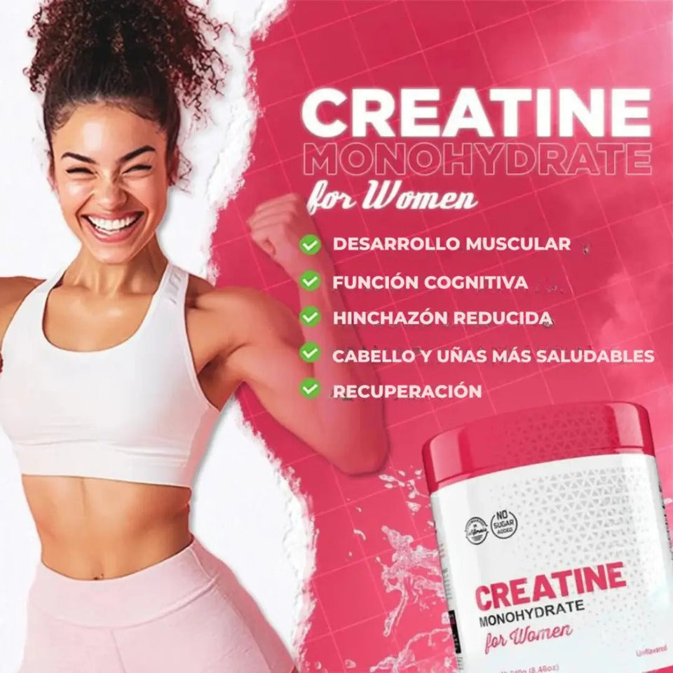 Monohidrato de Creatina para Mujeres