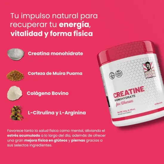 Monohidrato de Creatina para Mujeres